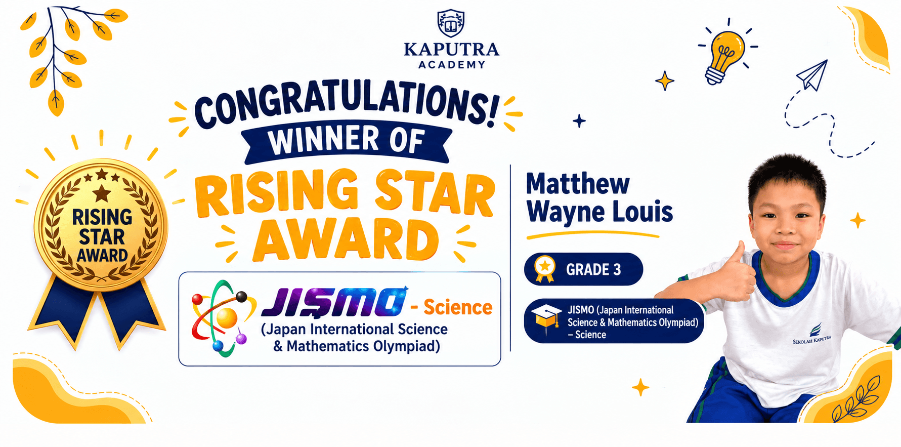 Singapore and Asian Schools Math Olympiad Medalist