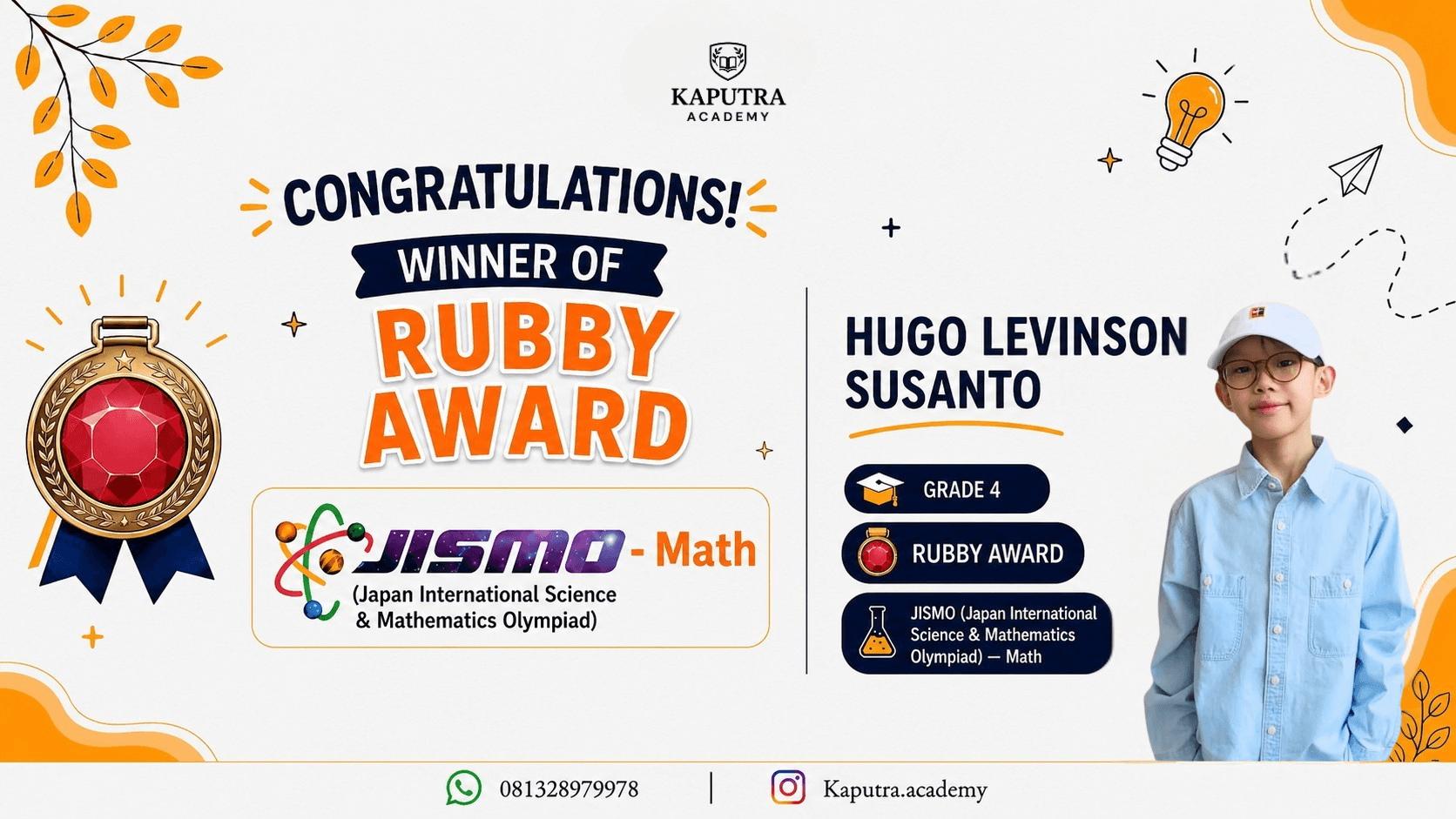 Hugo - JISMO Ruby Medalist